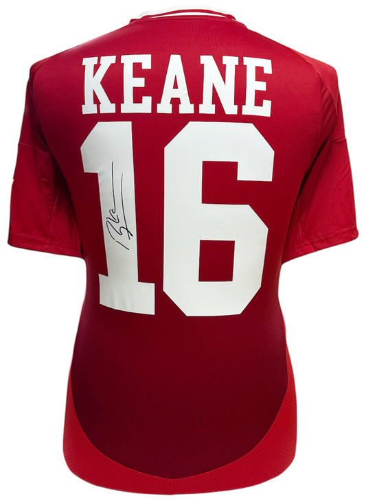 Roy Keane Signed Manchester United Shirt