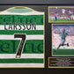 Henrik Larsson signed Official retro 1995/97 Celtic shirt 