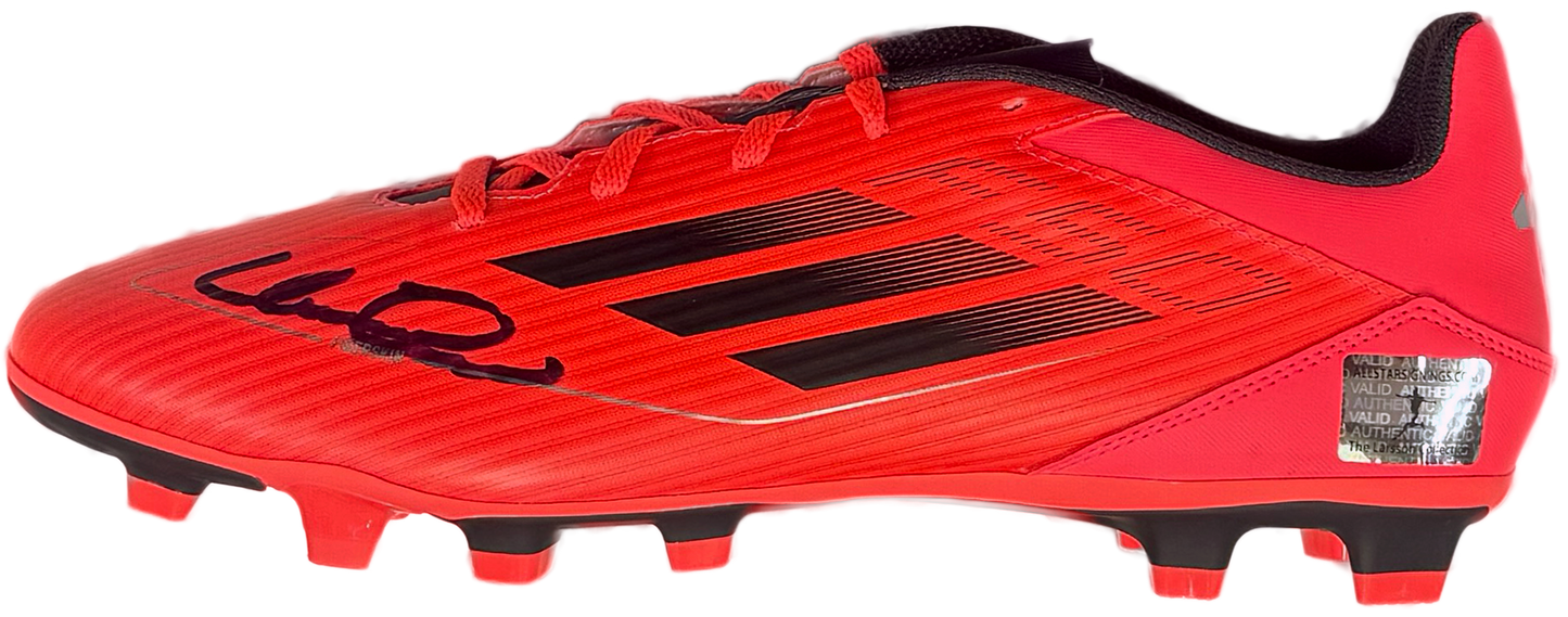 Henrik Larsson signed Barcelona Adidas boot 