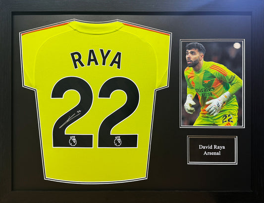 David Raya Signed Arsenal 2024/25 Goalkeeper Kit