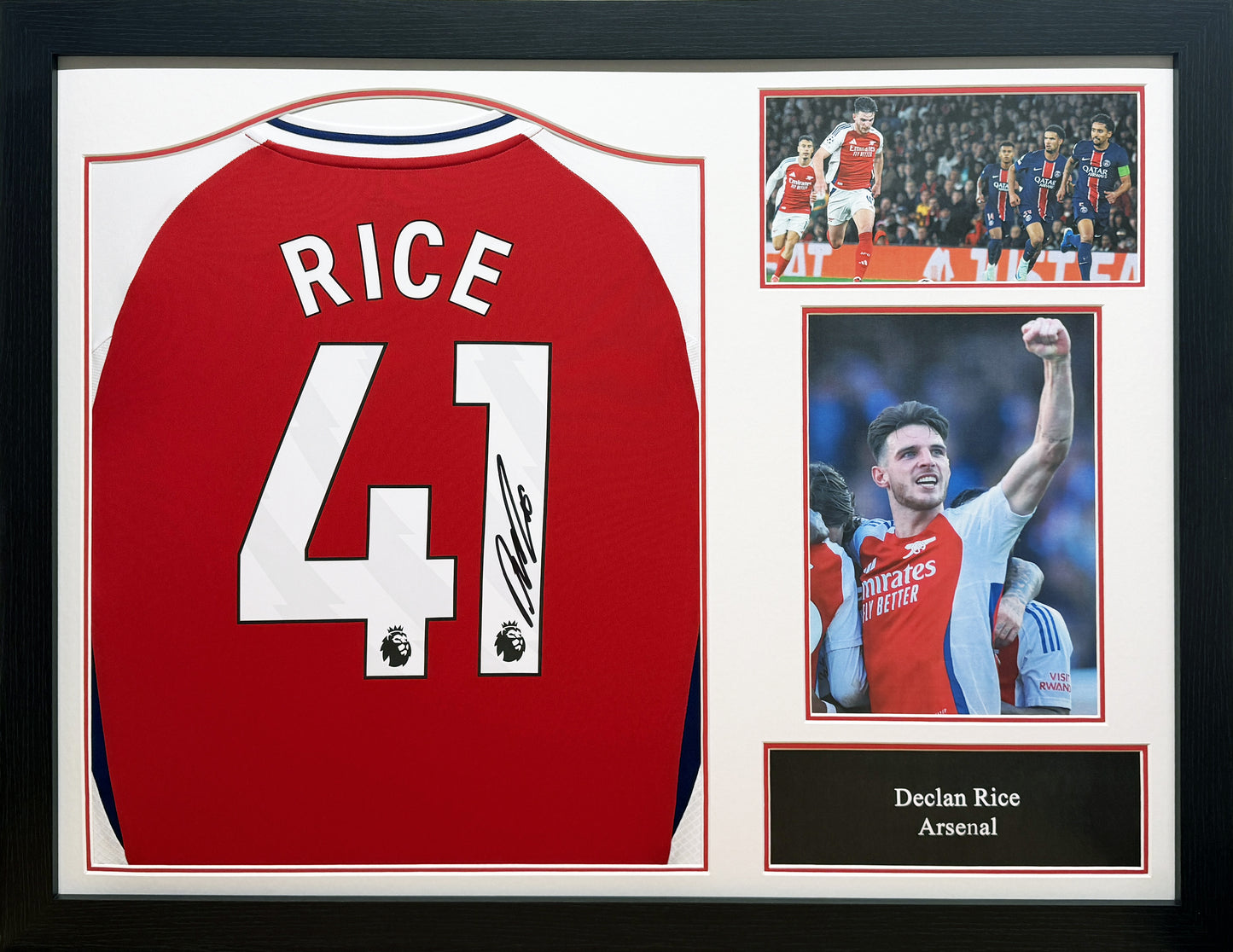 Declan Rice Arsenal 24/25 signed shirt