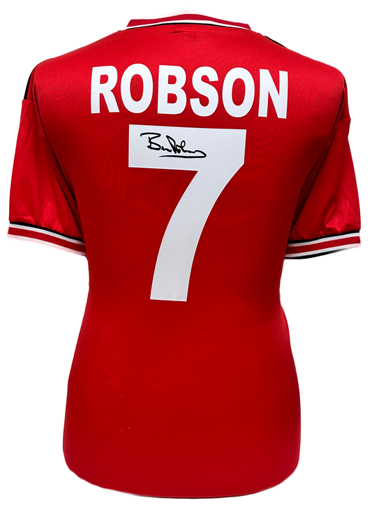 Bryan Robson 1985 Manchester United Shirt