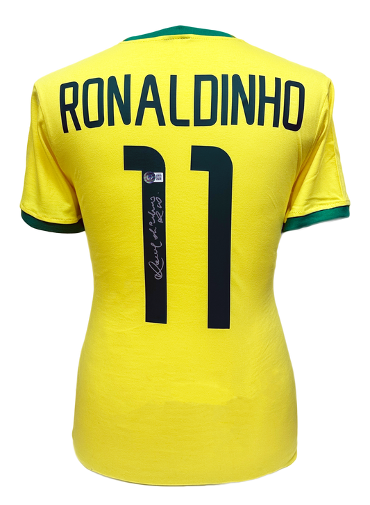 Ronaldinho Signed Brazil Shirt