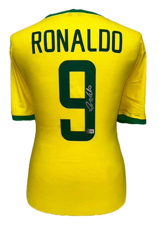 Ronaldo Nazario Brasil Signed Shirt