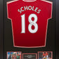 Paul Scholes Signed Manchester United Replica Shirt