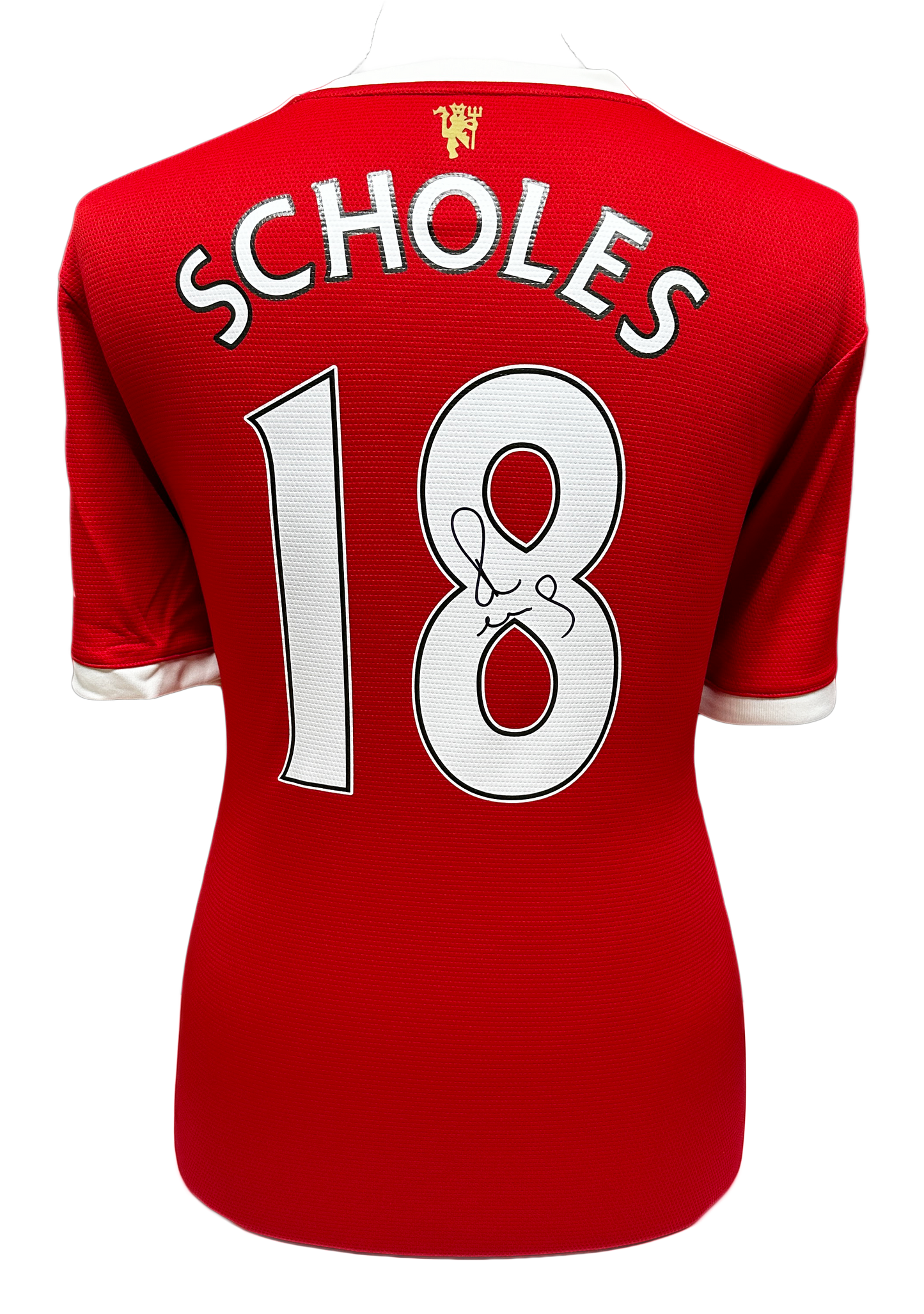 Paul Scholes Signed Manchester United Replica Shirt
