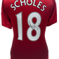 Paul Scholes Signed Manchester United Replica Shirt
