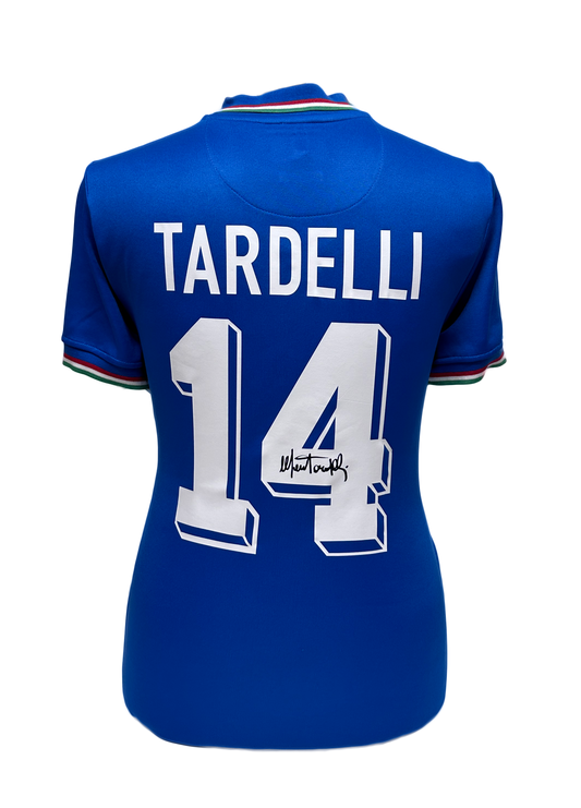Marco Tardelli Signed 1982 Italy Shirt