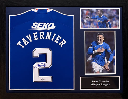 James Tavernier Signed Rangers Shirt