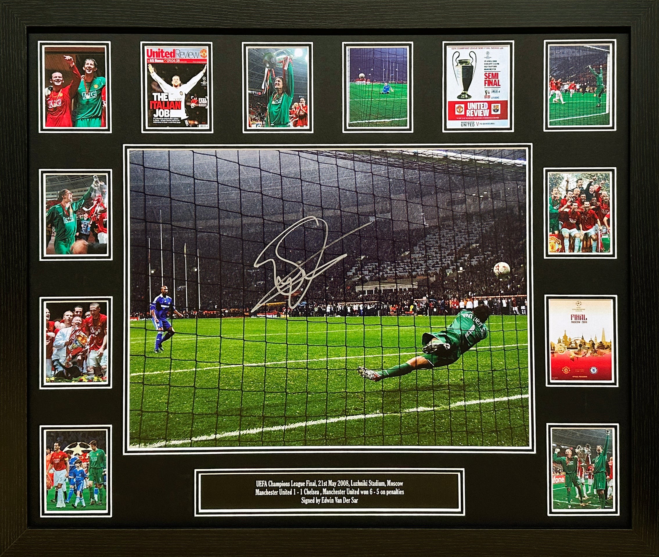 Edwin Van Der Sar Signed Photo – National Football Museum Shop
