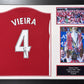 Patrick Vieira Signed Arsenal Shirt