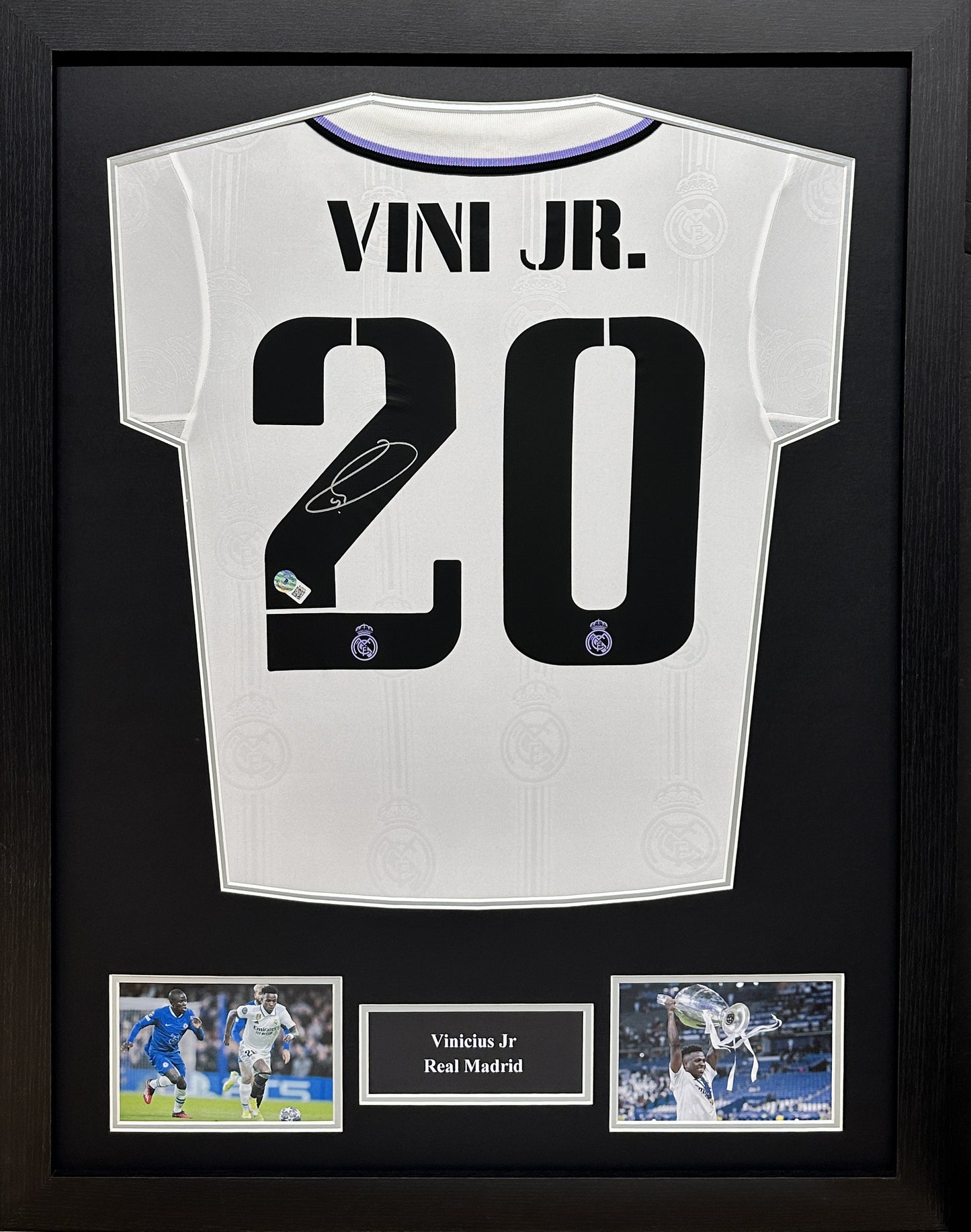 Vinicius Junior Signed Real Madrid Shirt