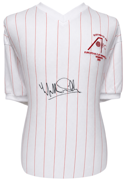 Willie Millar signed Aberdeen shirt