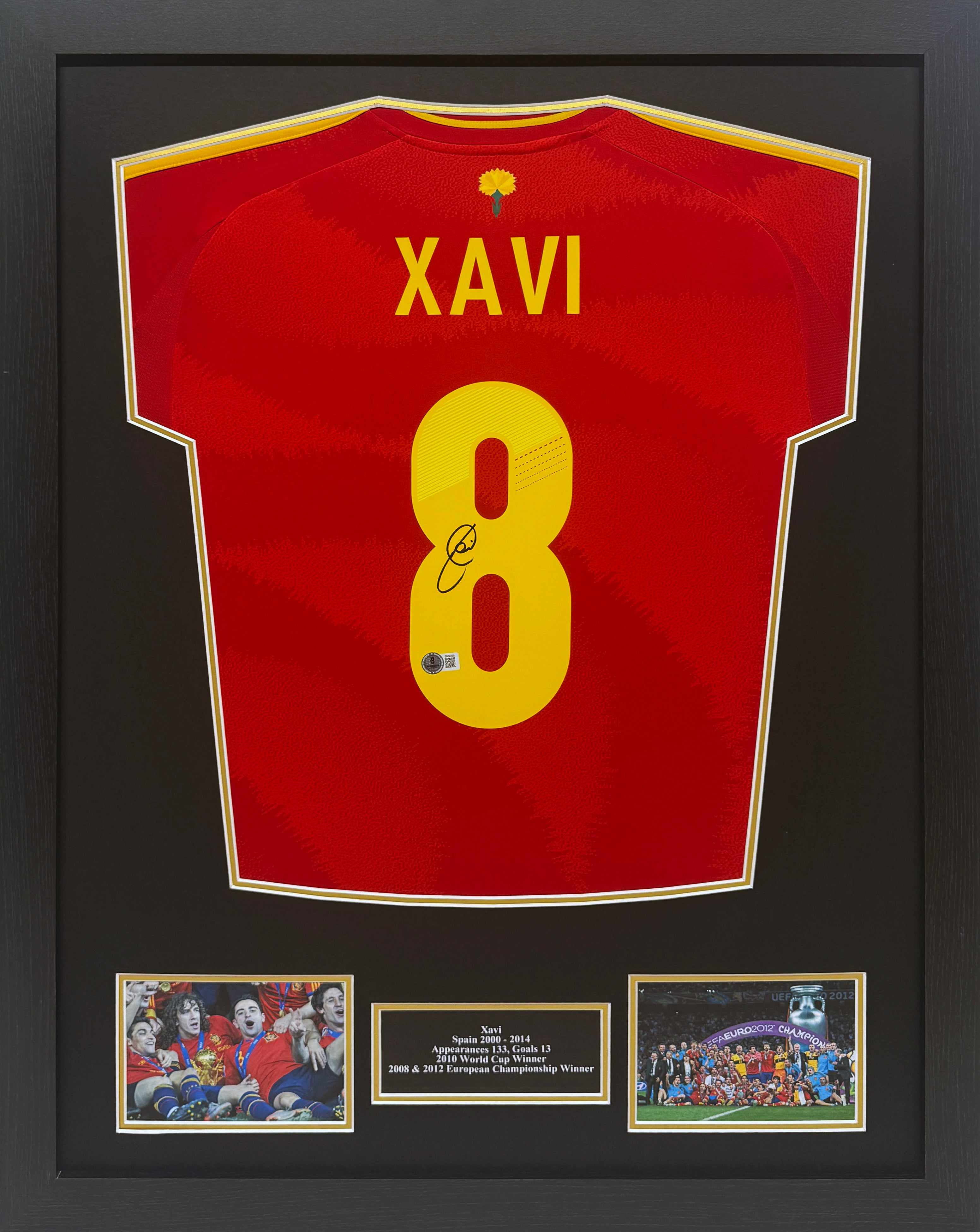Xavi Hernandez Signed Spain Shirt – National Football Museum Shop