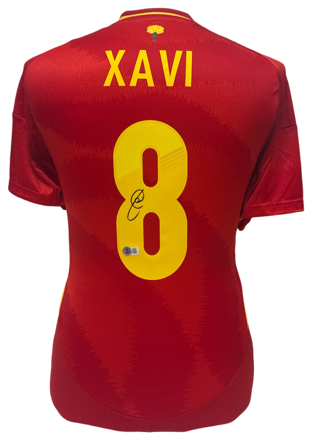 Xavi Hernandez Signed Spain Shirt
