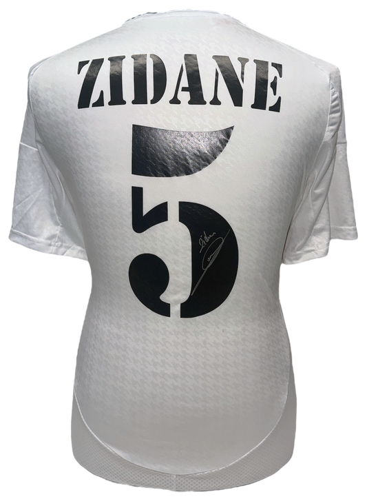 Zinedine Zidane Signed Real Madrid Shirt