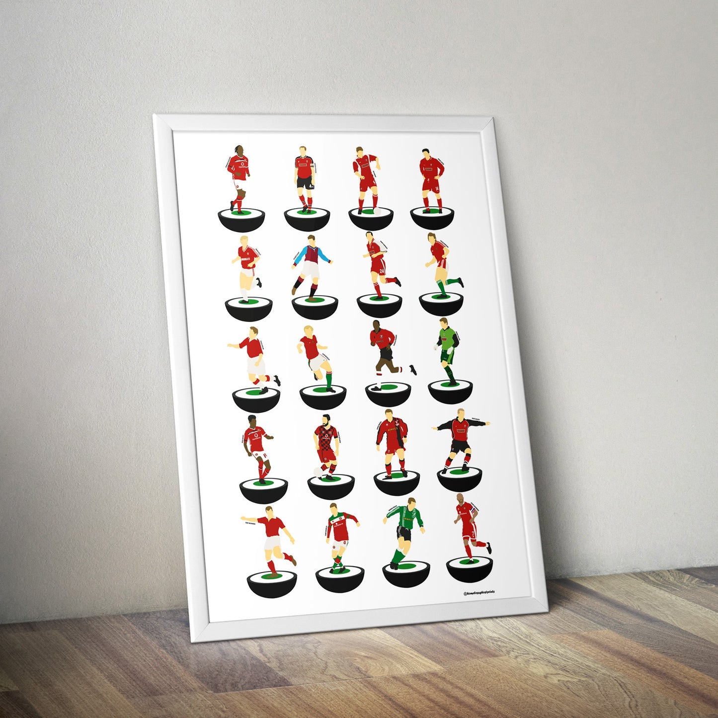 Walsall Subbuteo Print