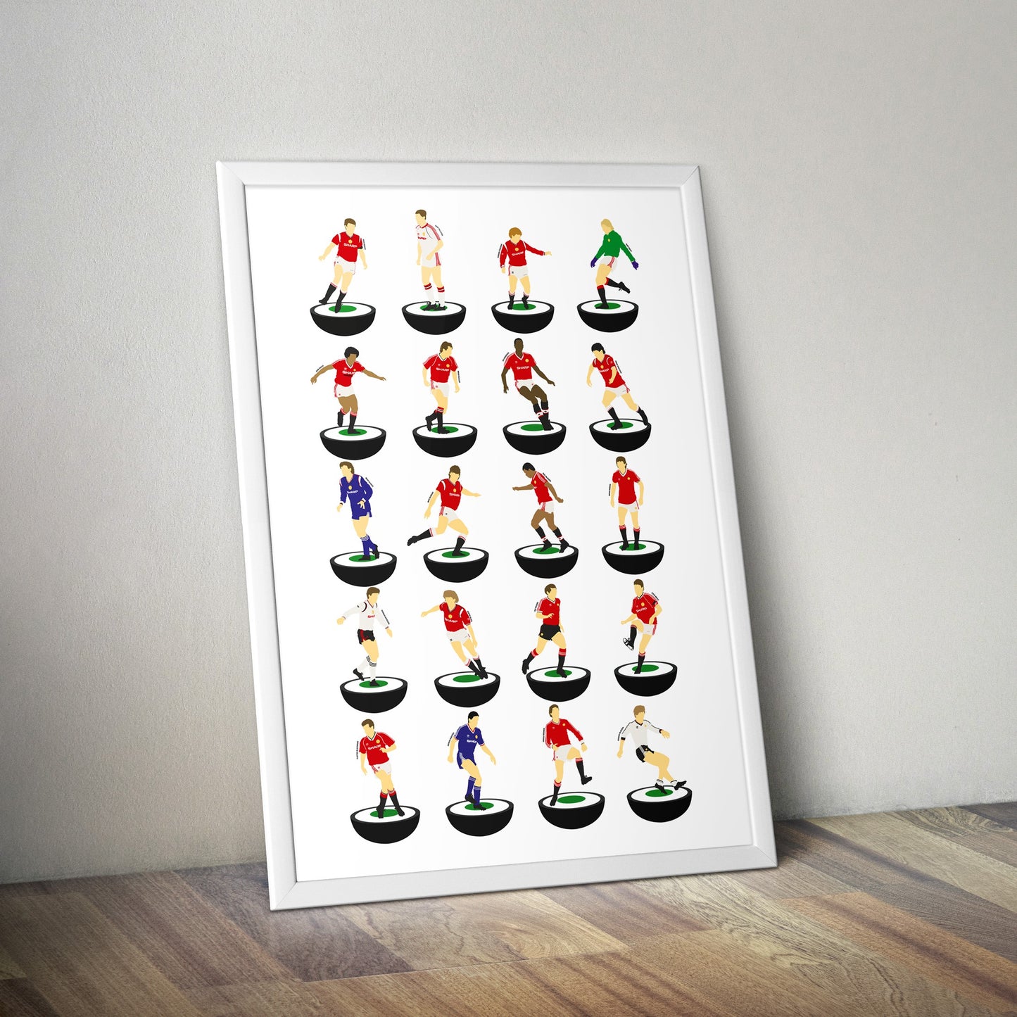 Manchester United 1980’s Subbuteo Prints