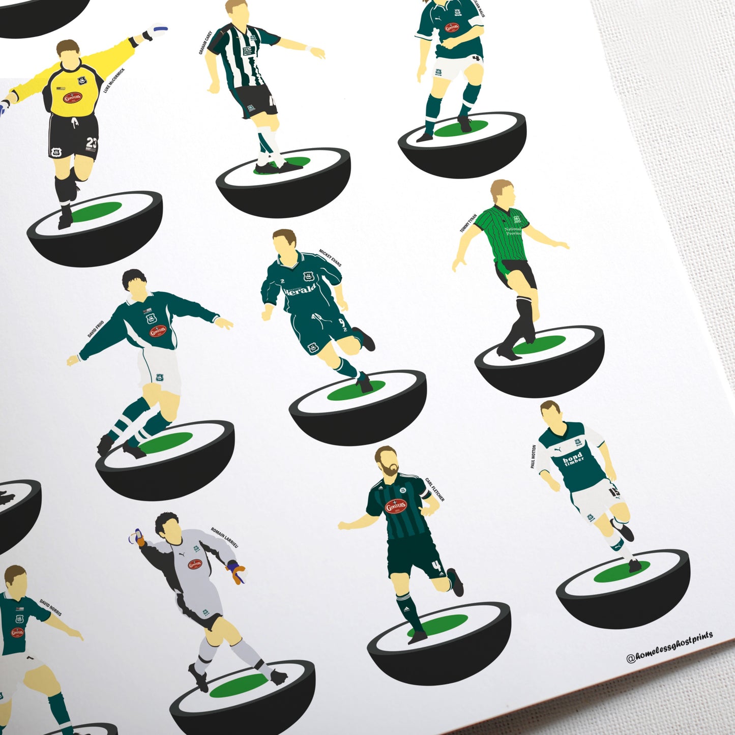 Plymouth Argyle Subbuteo Print