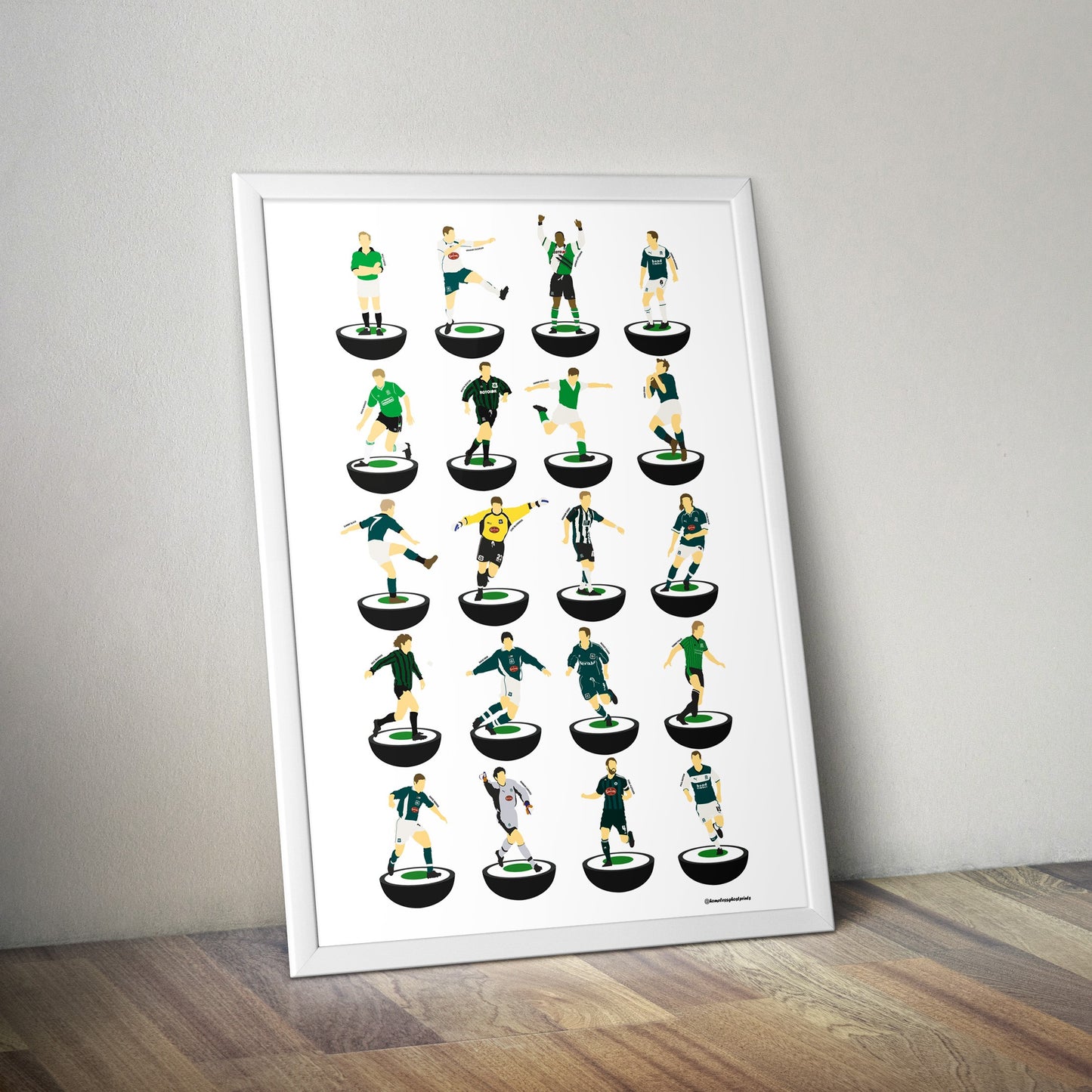 Plymouth Argyle Subbuteo Print