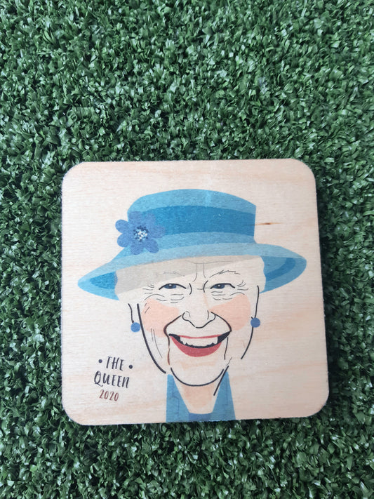 The Queen (2020) Wooden Coasters