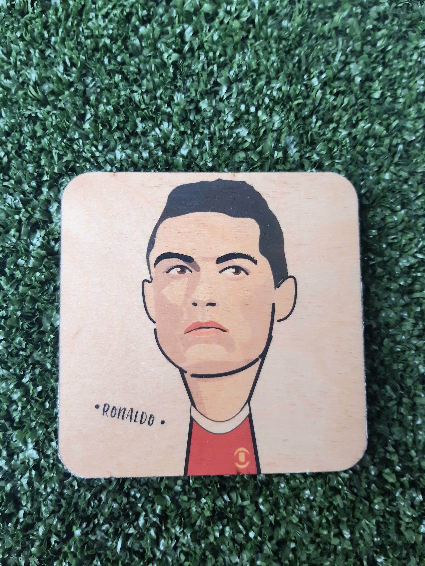 Cristiano Ronaldo Wooden Coasters