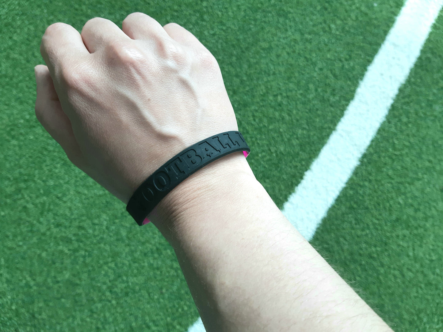 Football v Homophobia Rubber Wristband