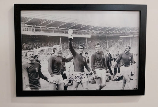 Geoff Hurst Signed Framed Photo
