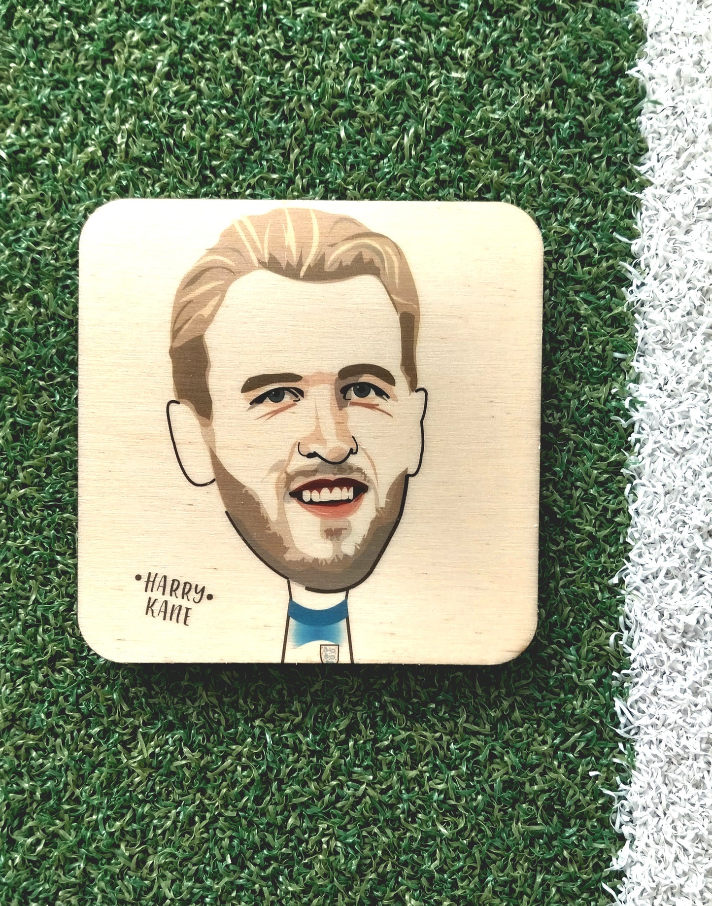 Harry Kane Wooden Coasters