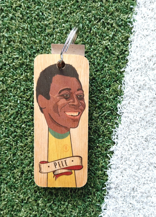 Pele Wooden Keyring