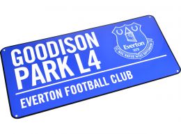 Everton Goodison Park Street Sign