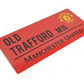 Old Trafford Manchester United Street Sign