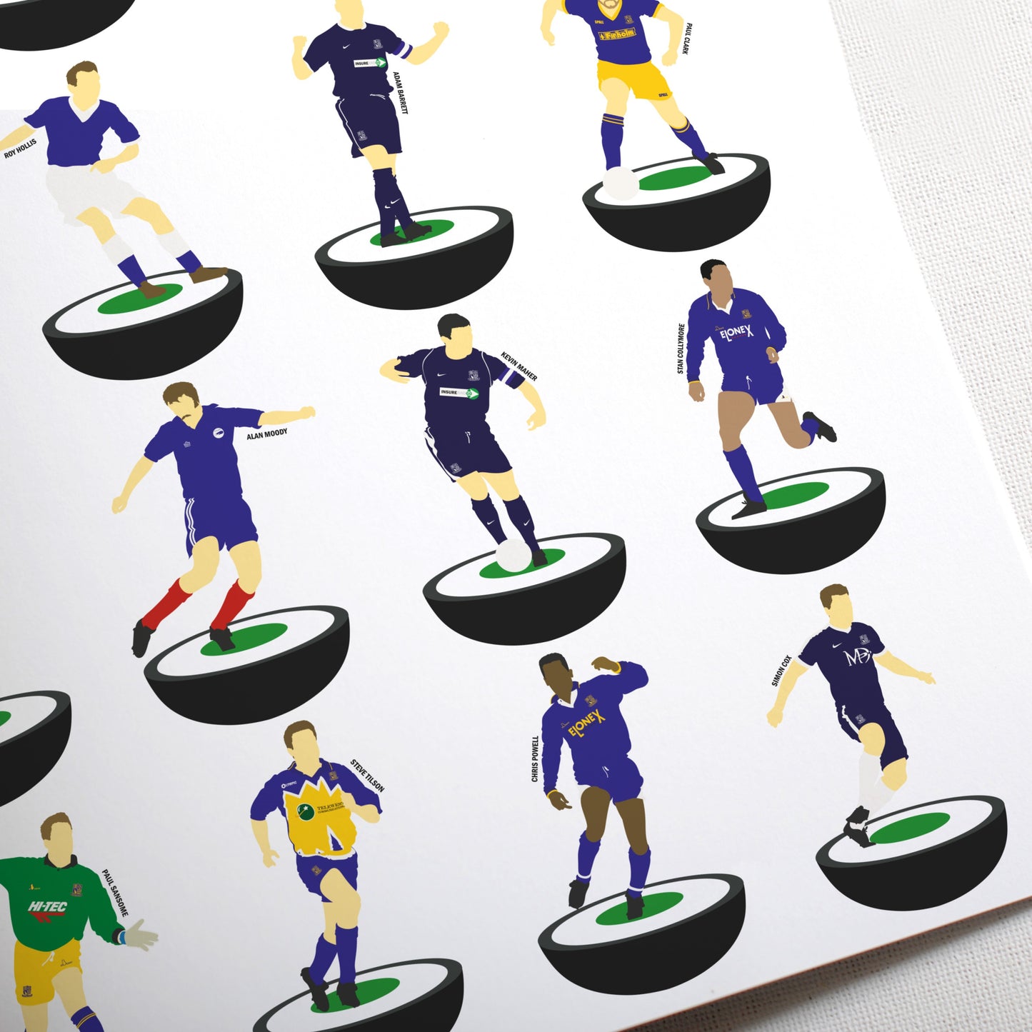 Southend United Subbuteo Print