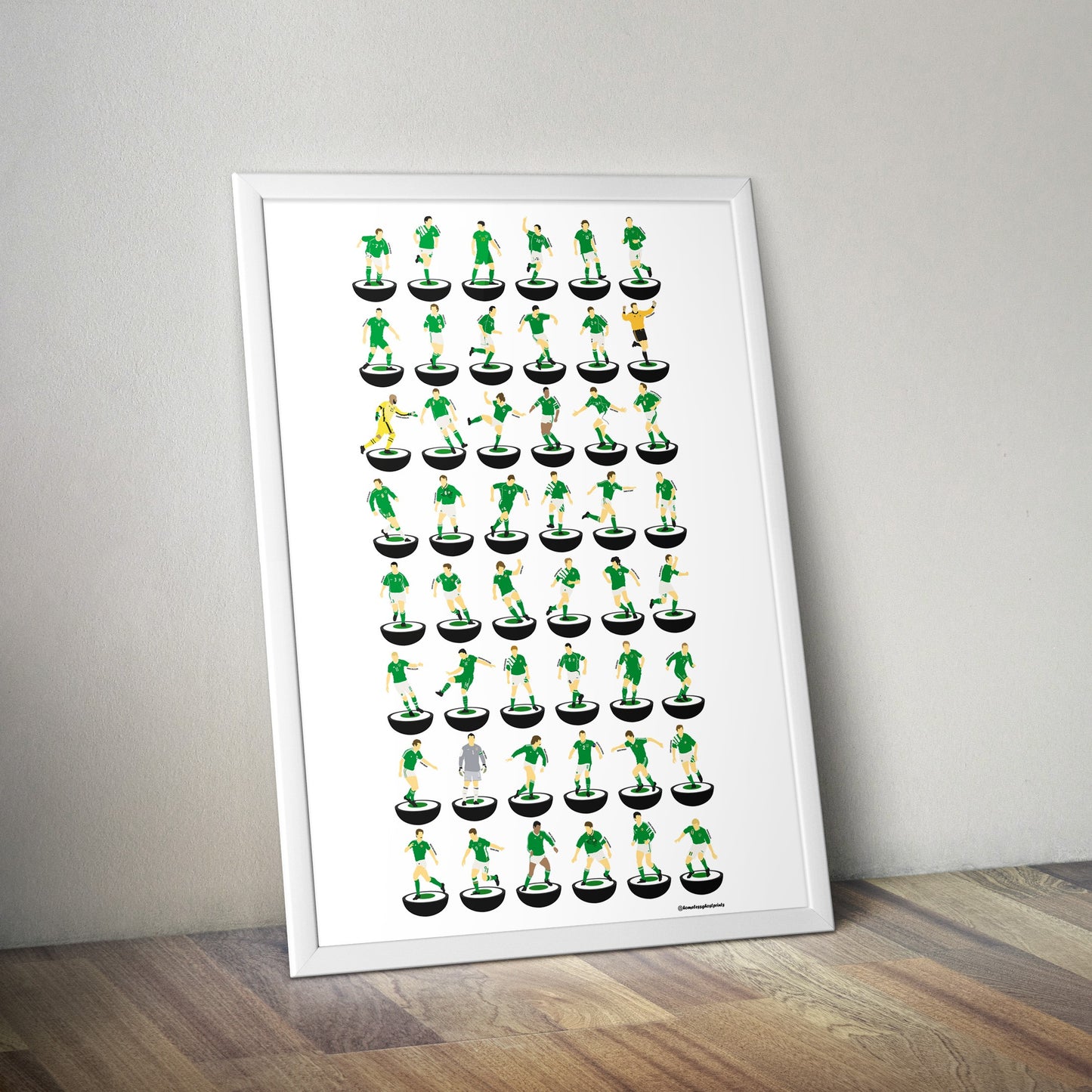 Republic of Ireland Subbuteo Print