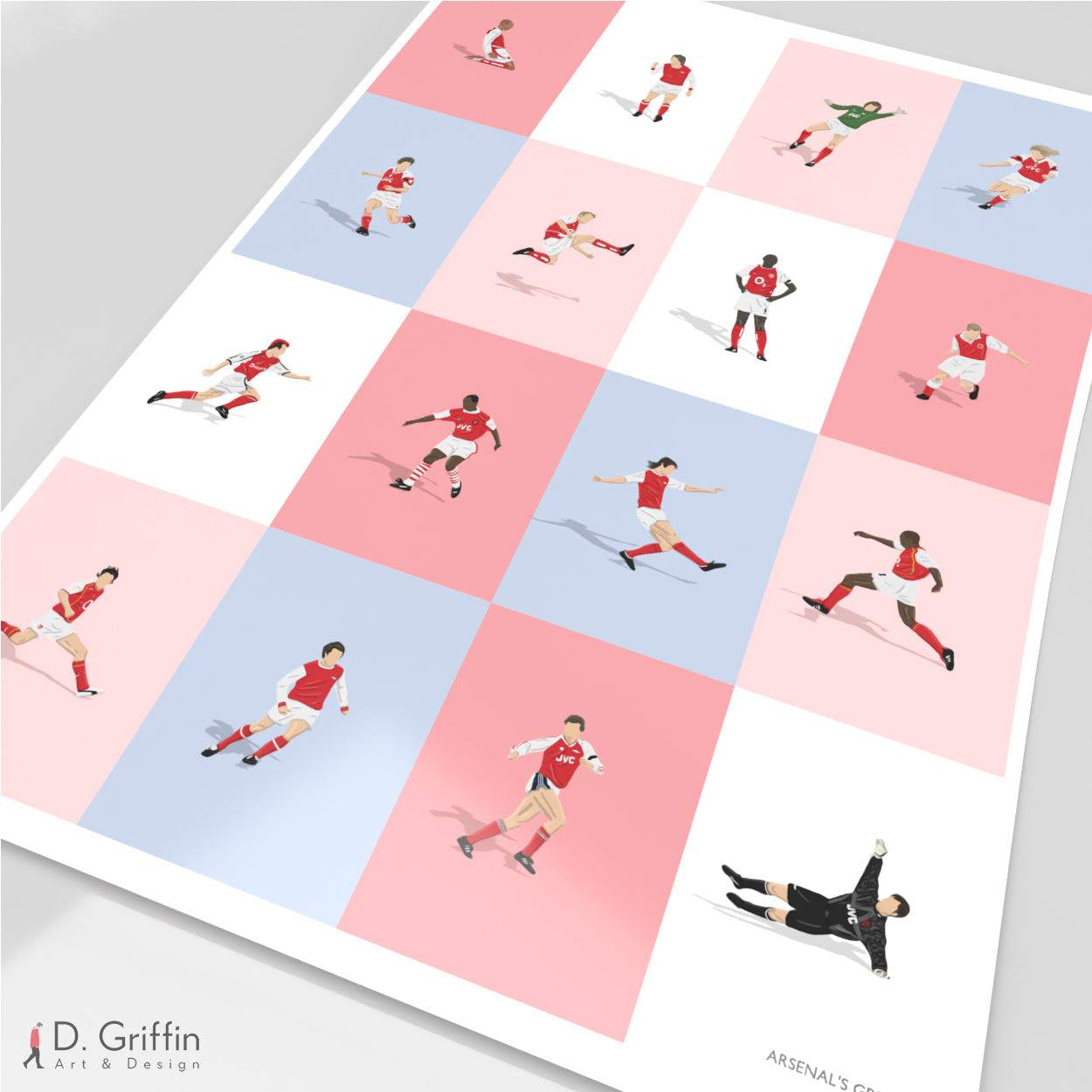 Arsenal’s Greatest Players Print
