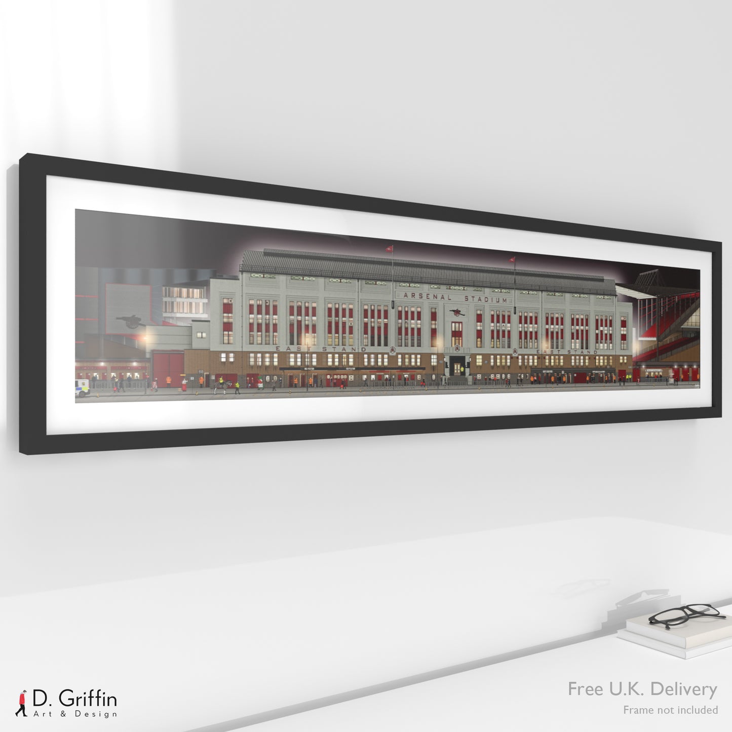 Arsenal – Modern Highbury Stadium Panoramic Illustration
