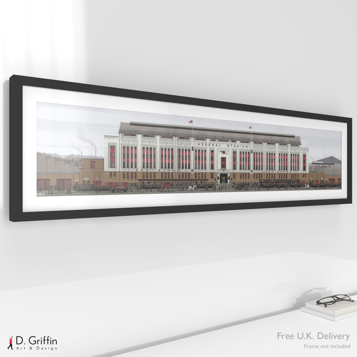 Arsenal – Old Highbury Stadium Panoramic Illustration