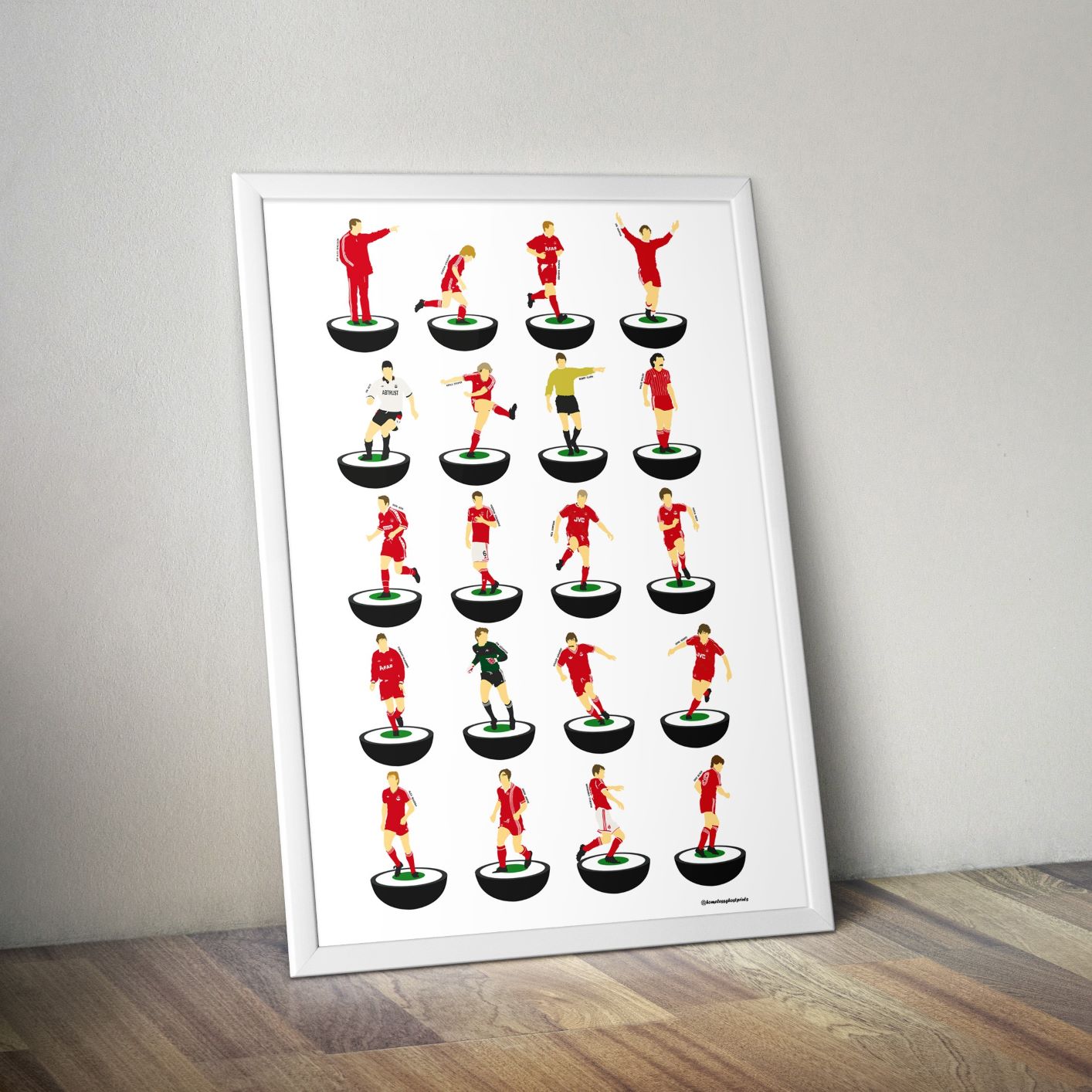 Aberdeen Legends Subbuteo Print