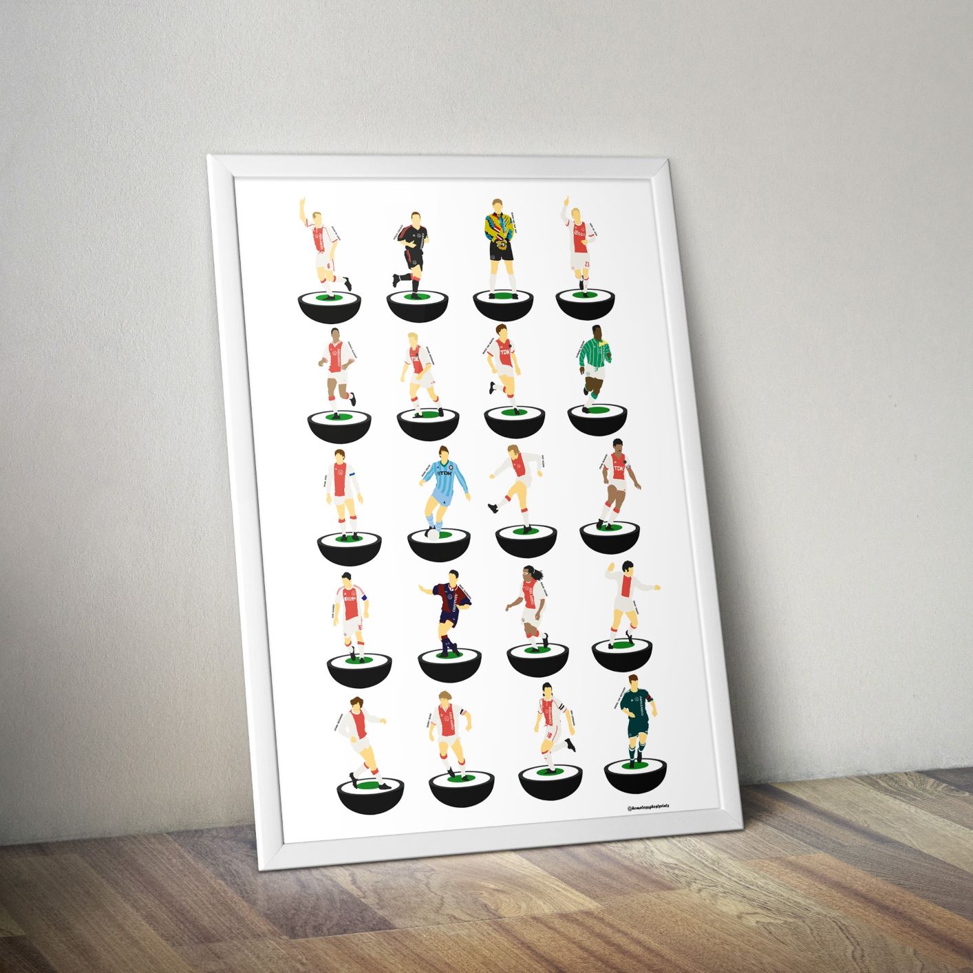 Ajax Subbuteo Print