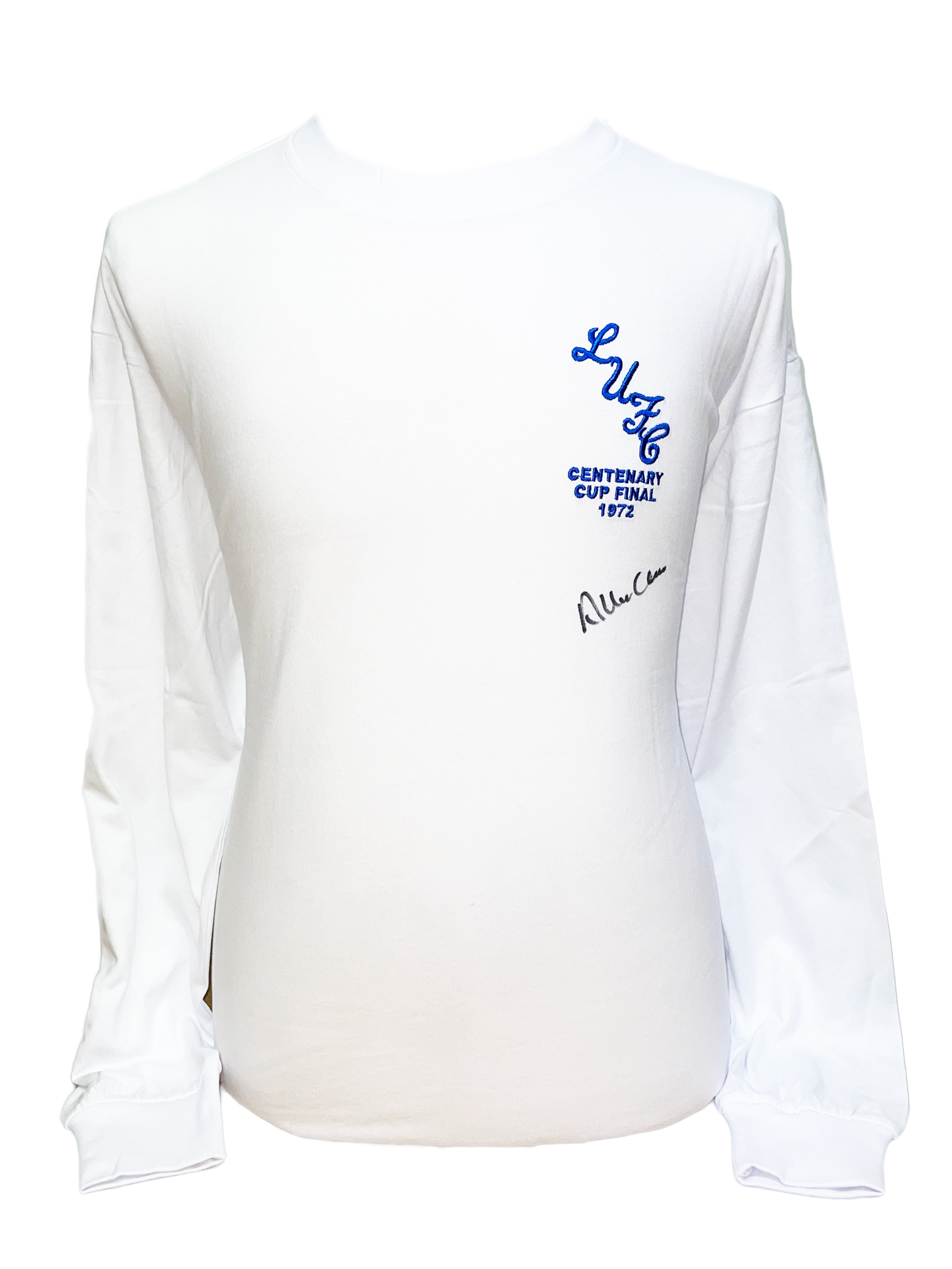 Allan Clarke Signed 1972 Leeds United Cup Final Shirt