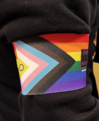 Football v Homophobia Rainbow Armband