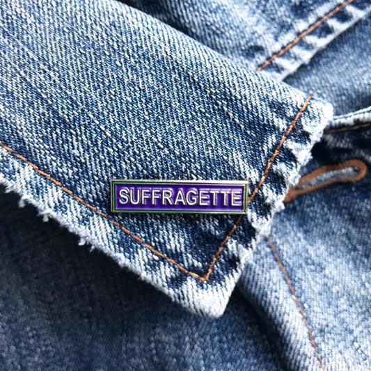 Suffragette Pin Bar Badge - The Manchester Bee Co.