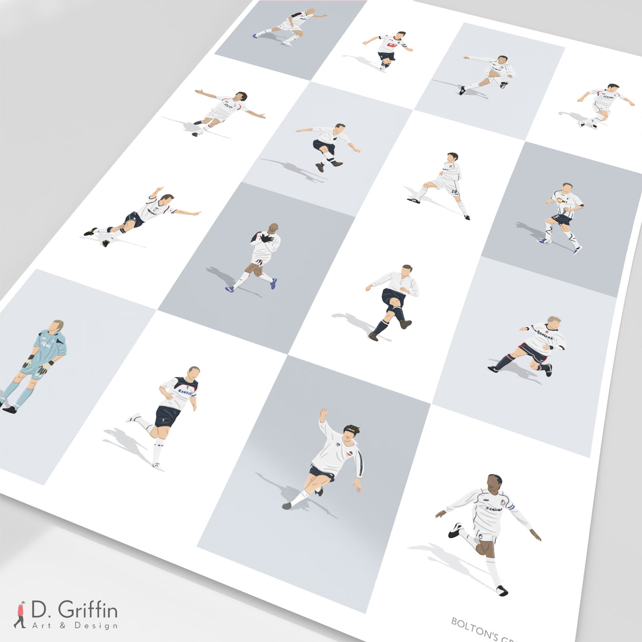 Bolton Wanderers' Greatest Players Print