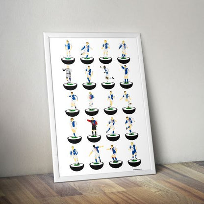 Blackburn Rovers Subbuteo Print