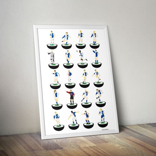 Blackburn Rovers Subbuteo Print