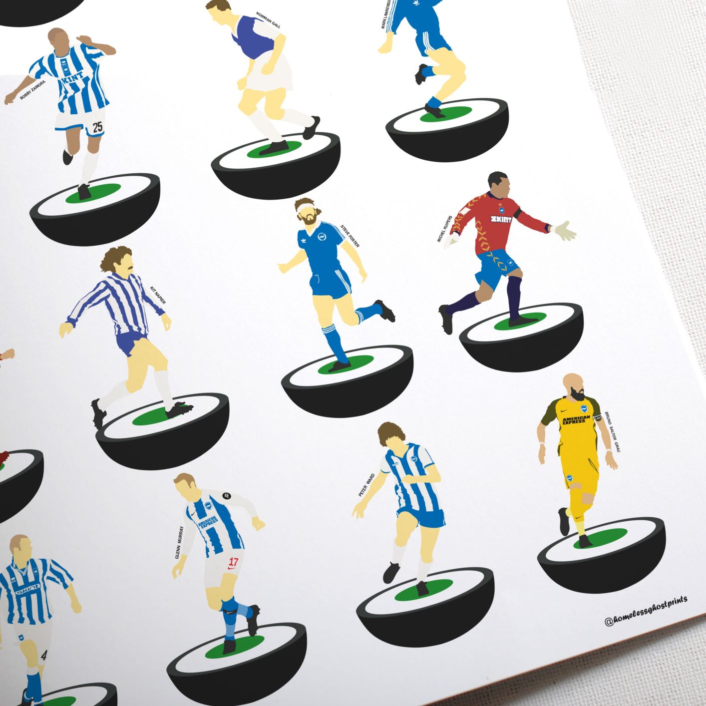 Brighton Subbuteo Print