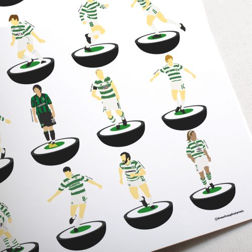 Celtic Legends Subbuteo Print