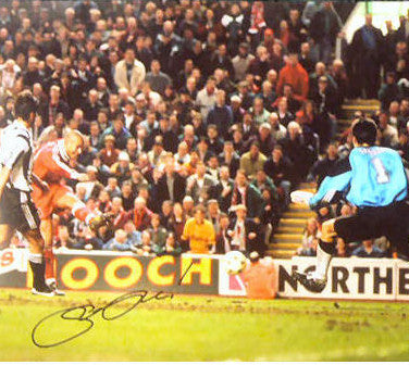 Stan Collymore Signed Liverpool Photo