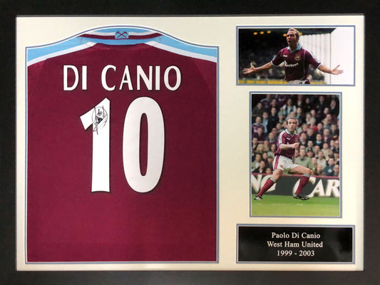 Paolo Di Canio 2000 Signed West Ham Shirt