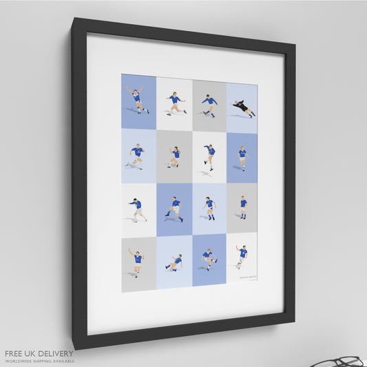 Everton's Greatest Players Print